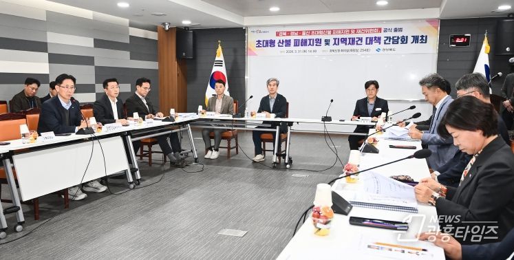 산불피해지원 및 지역재건 대책 간담회